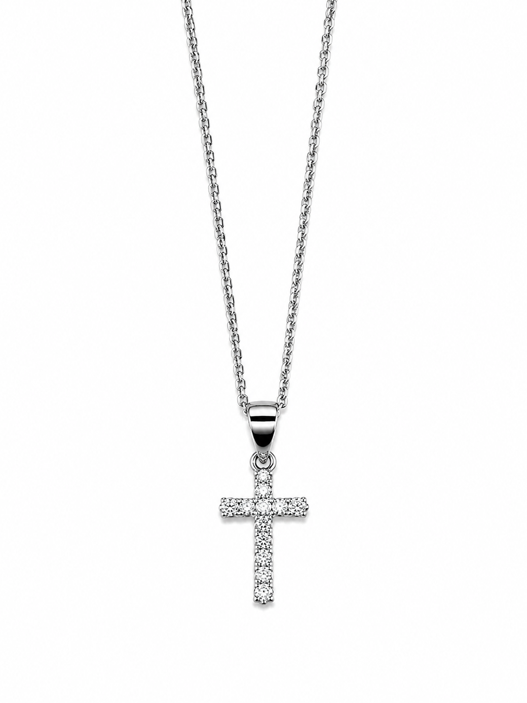 Cz sterling silver cross