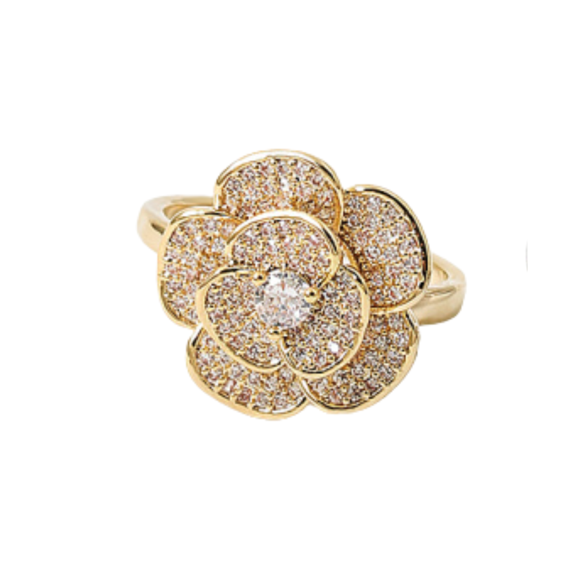 CZ Rose Dressy Ring