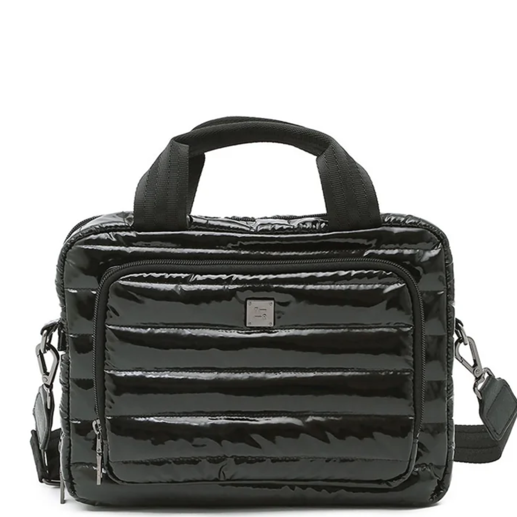 Stowaway Toiletry Case Black Patent