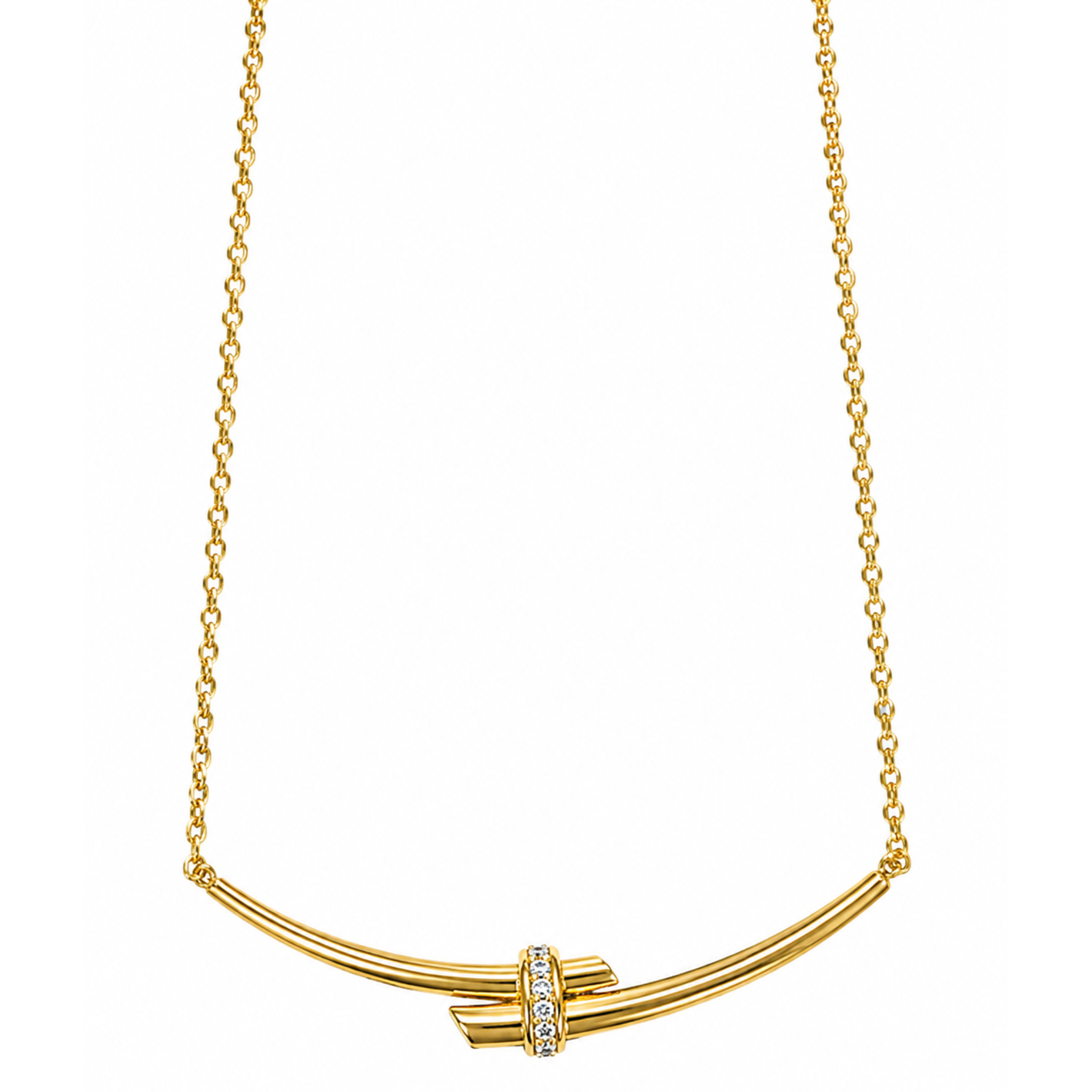 Double bar necklace