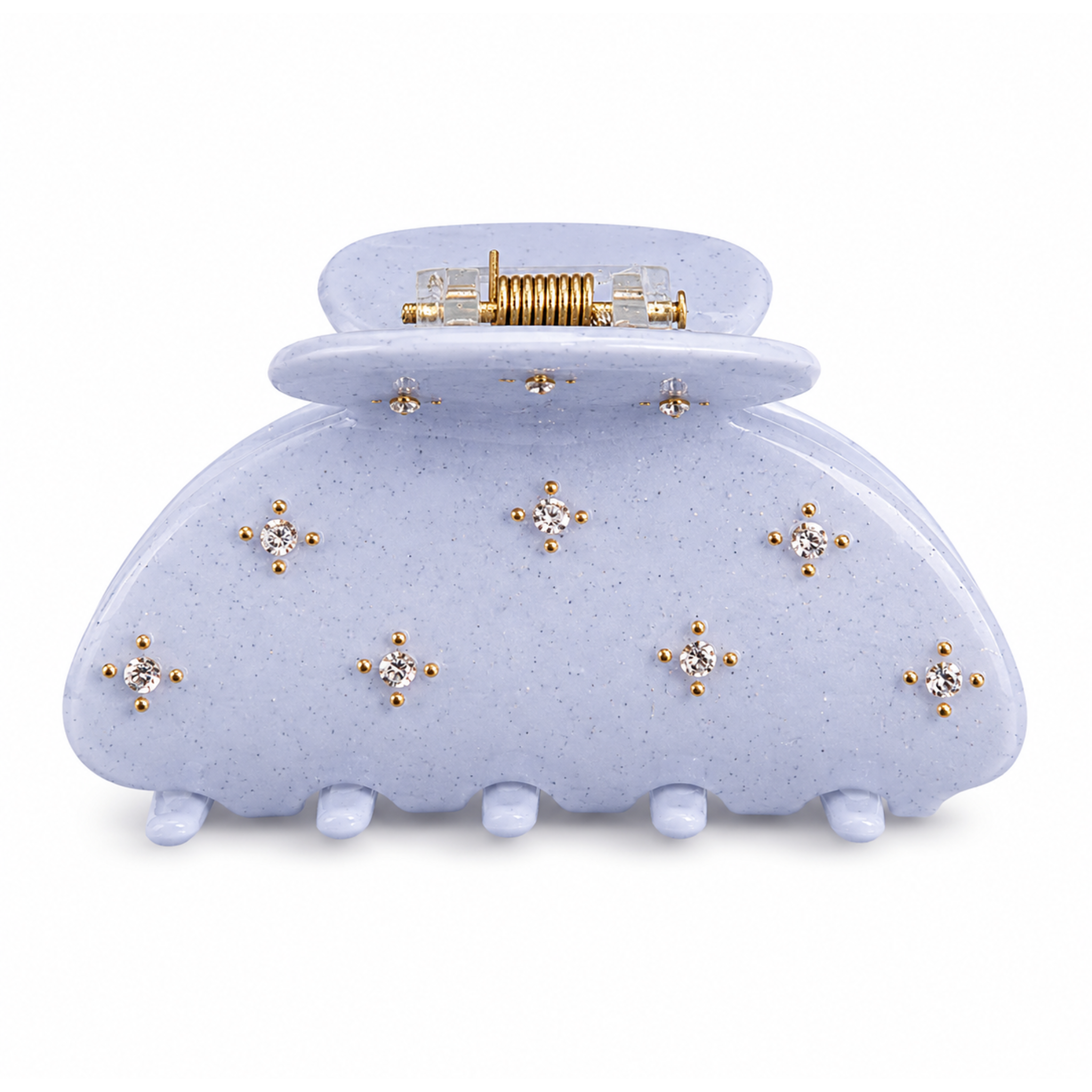 Shimmering rhinestone hair clips by Private Label, featuring sparkling embellishments and a stylish design for hair styling.