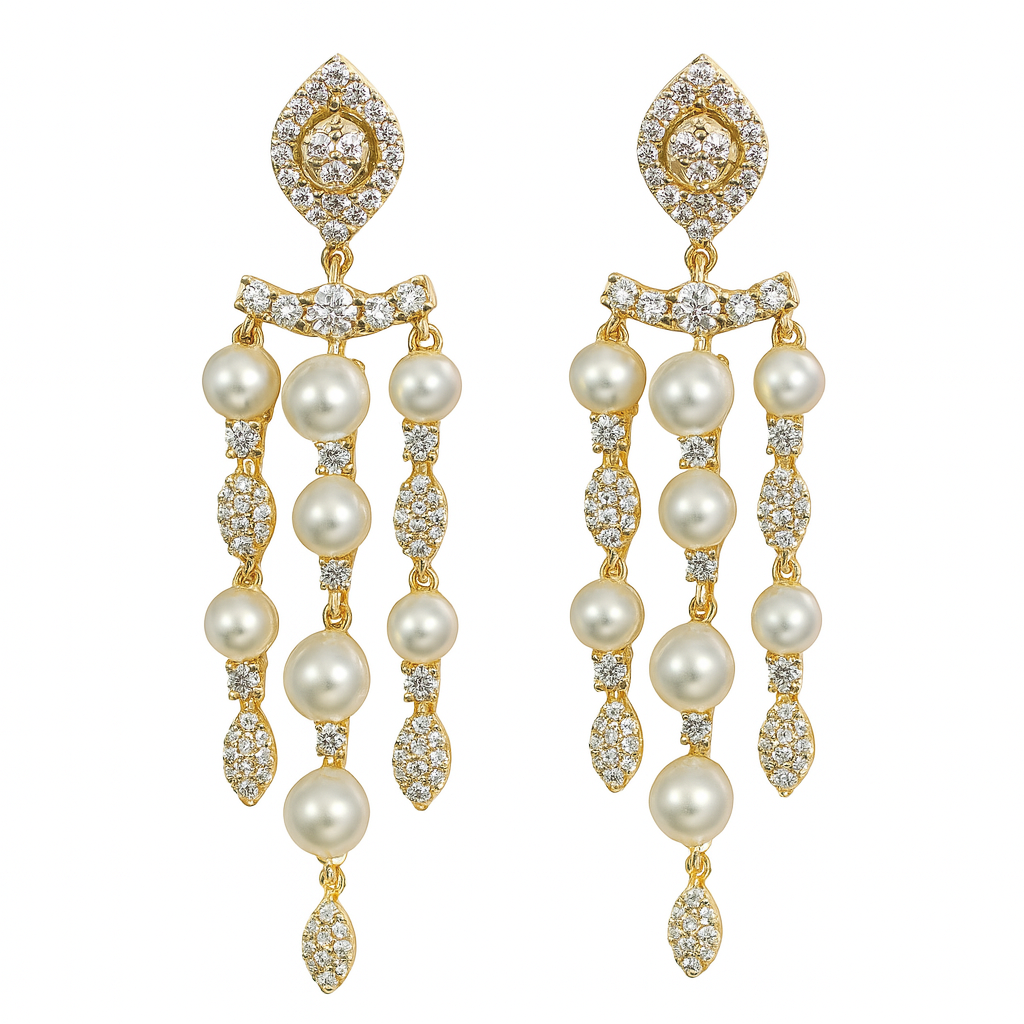 Pearl Tassel Earring