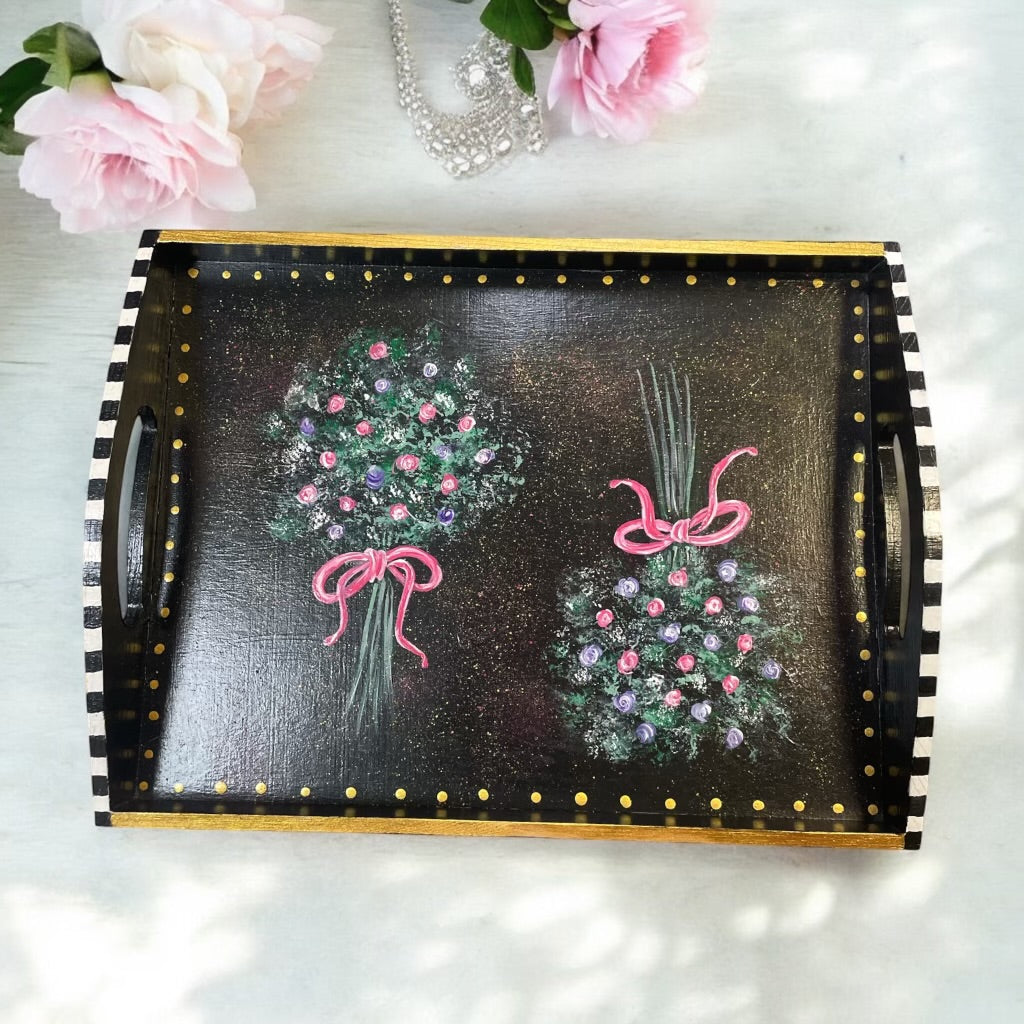 Hand Painted Posh Tray