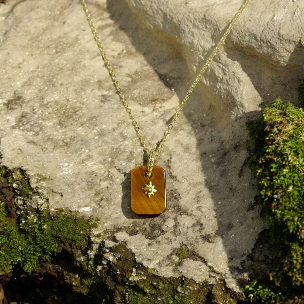 Tiger Eye Pendant Necklace