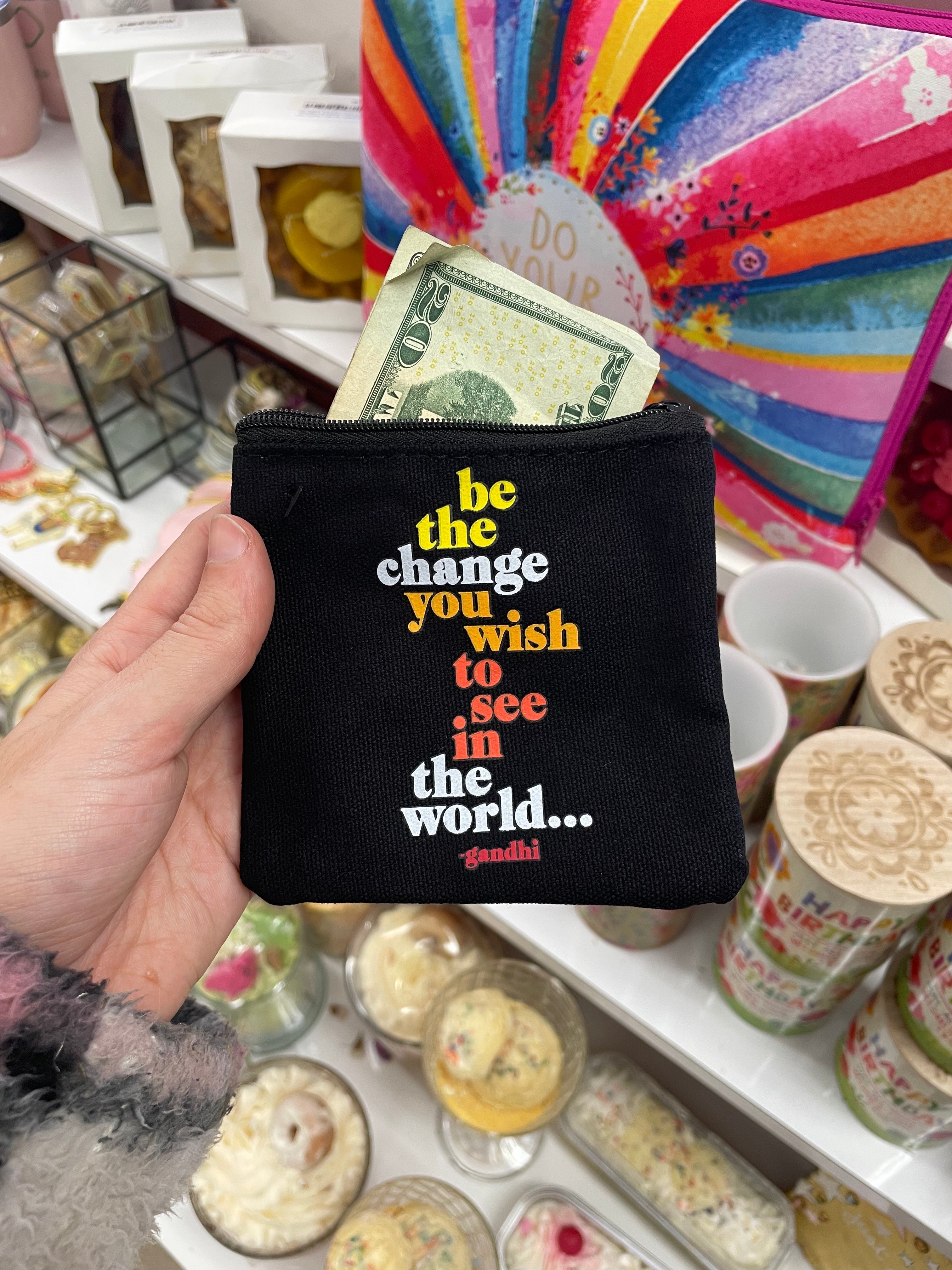 Be The Change Mini Pouch