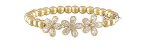gold 3 flower (6mm)