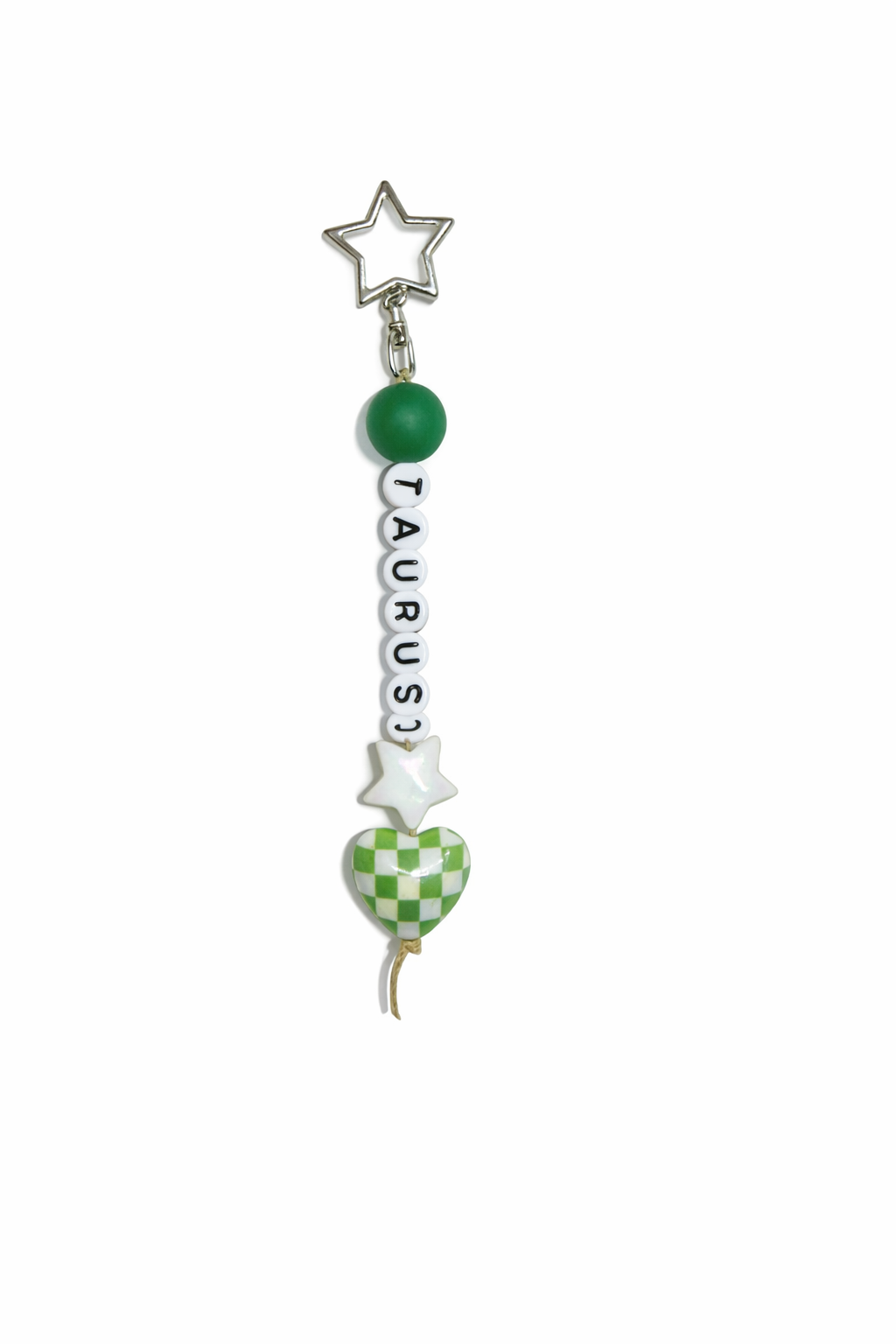 Jules by the Sea Zodiac keychain featuring a celestial design with zodiac symbols on a metal keychain.