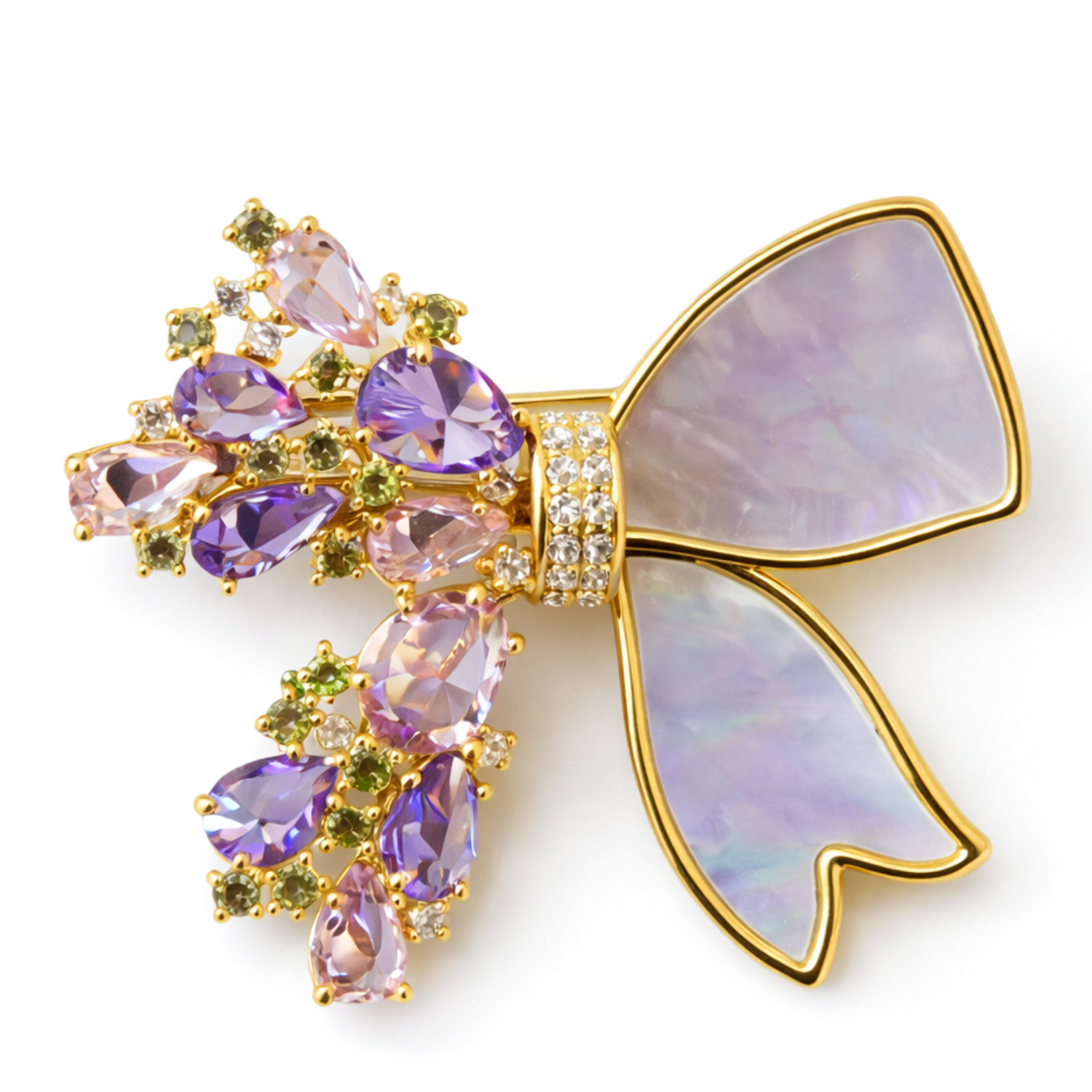 🎀🌸 Enchanted Garden Bow Brooch