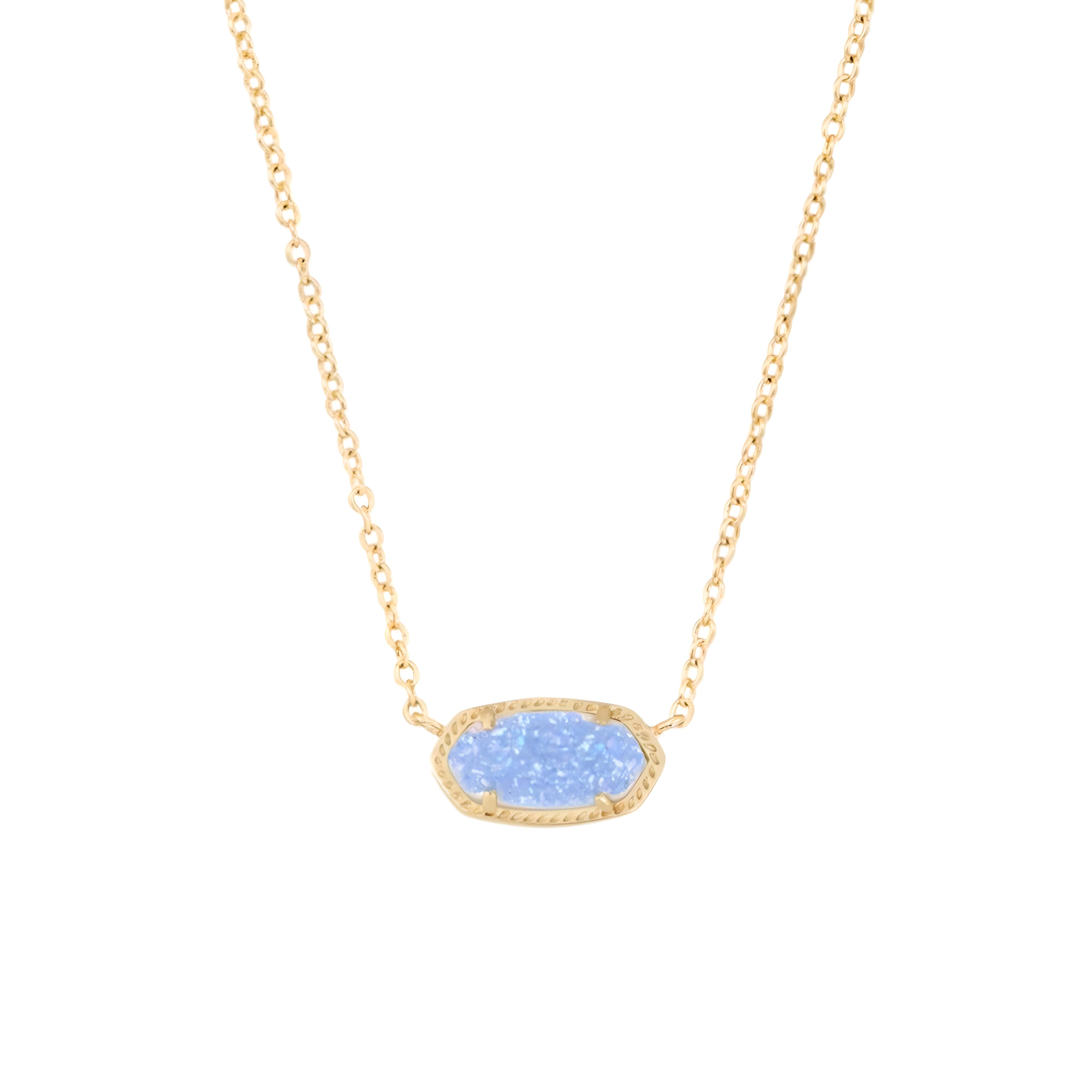 Druzy Shimmer Stone Necklace