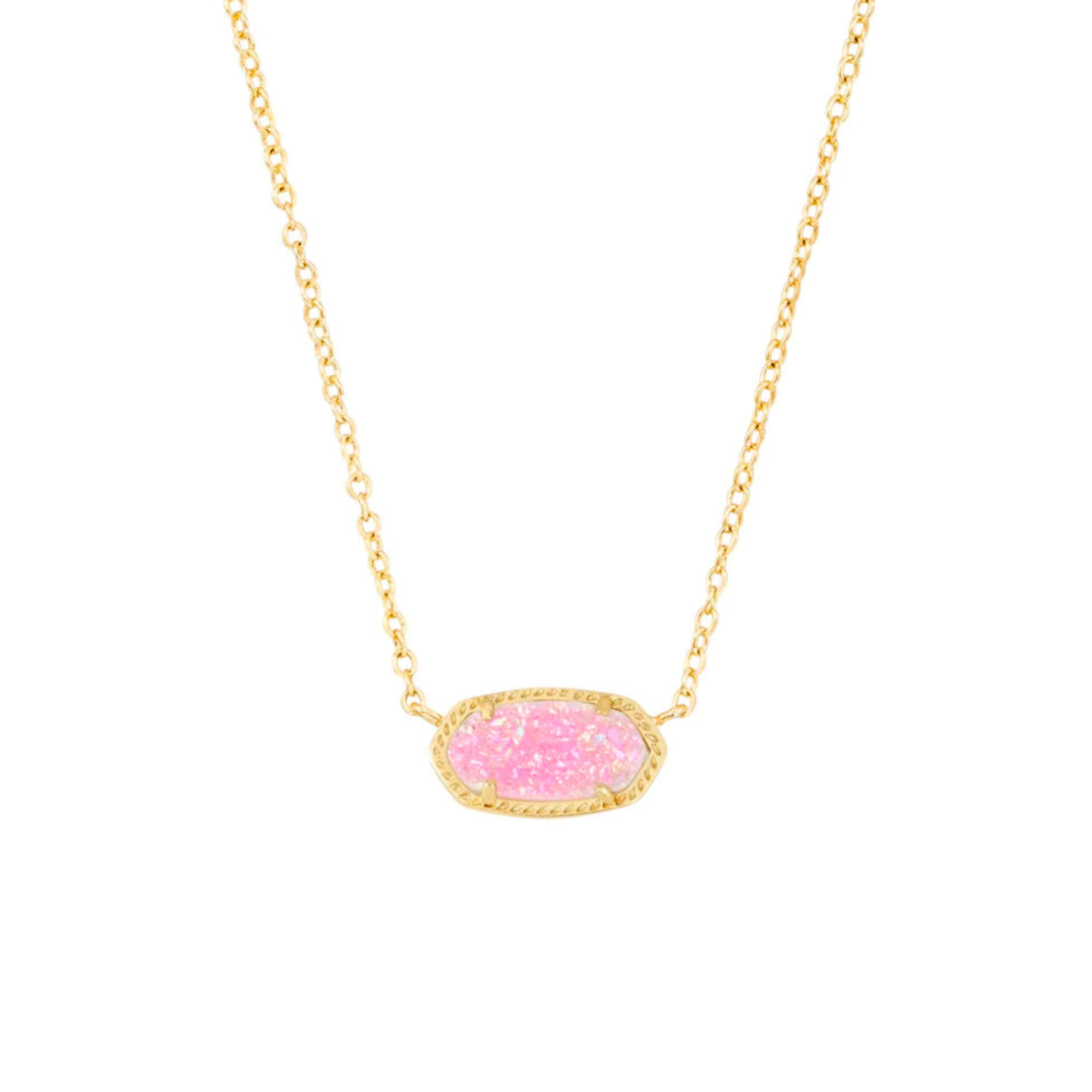 Druzy Shimmer Stone Necklace