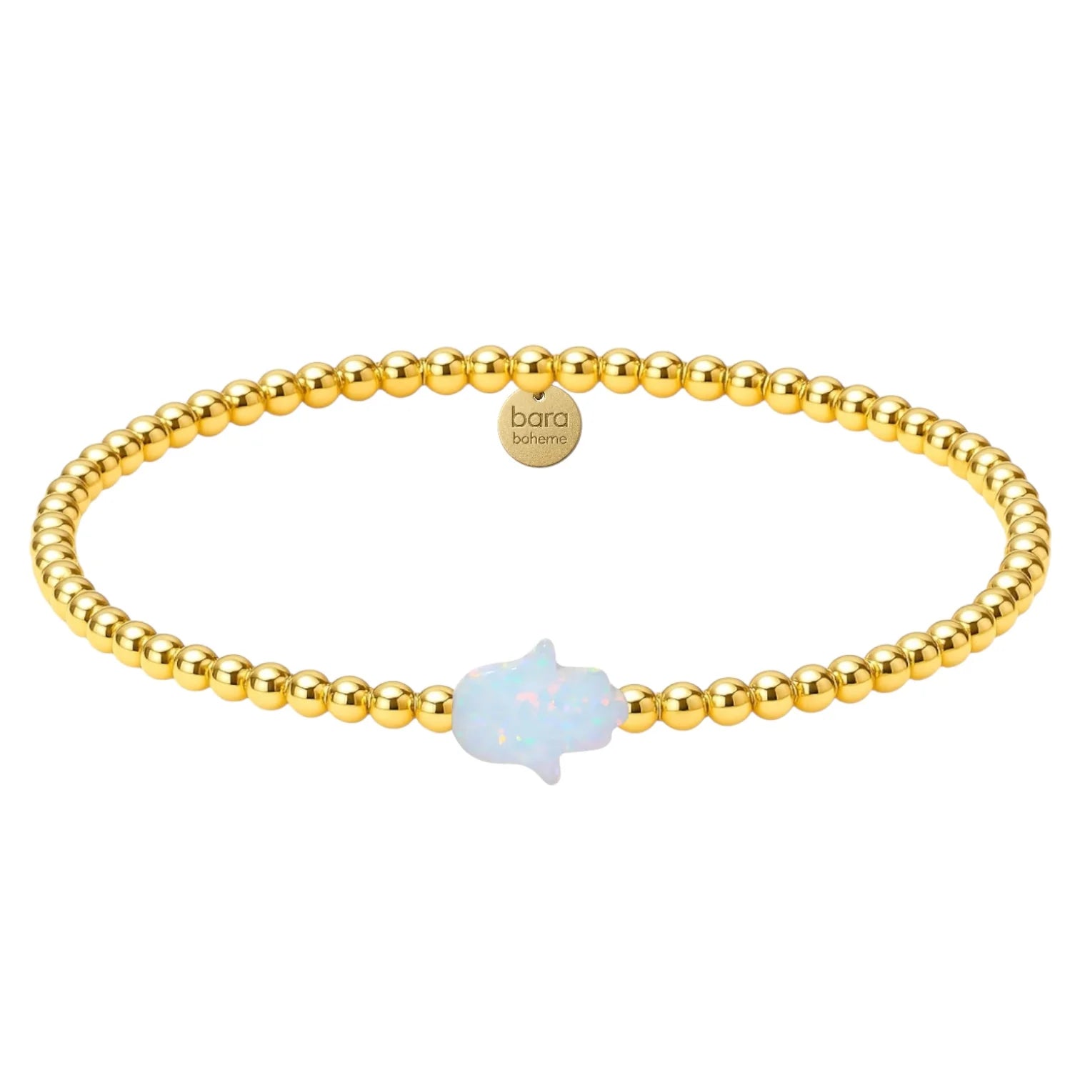 Medium Hand | Beaded Opal Bracelet