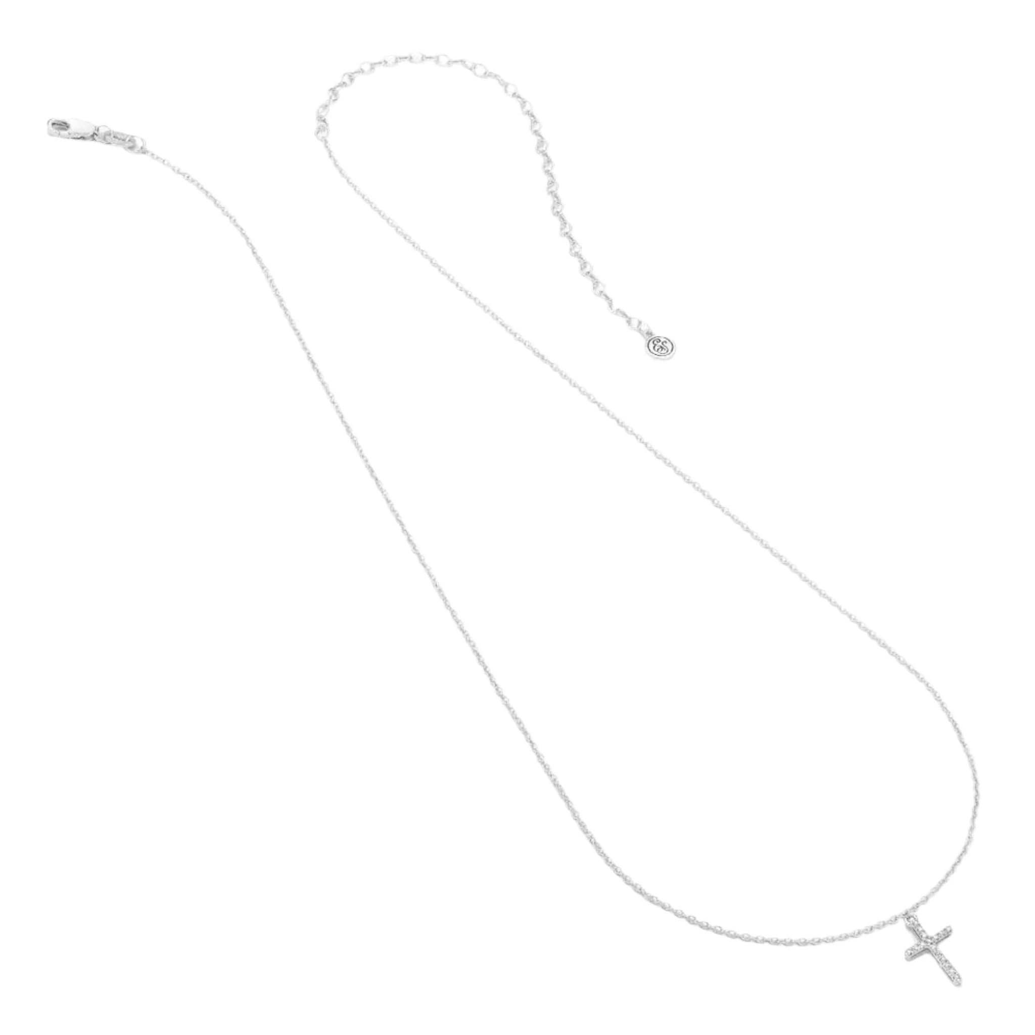 Believe cross pendant necklace