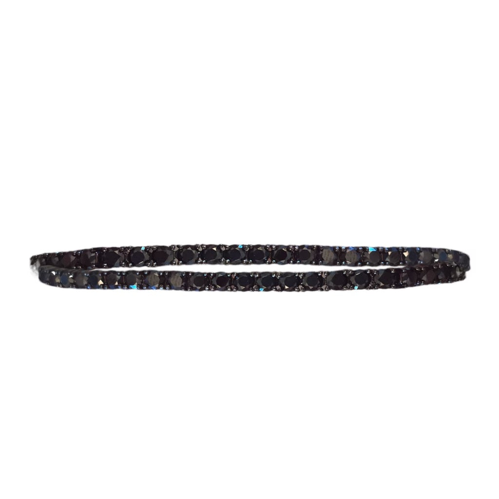 Black Pave Tennis Bracelet