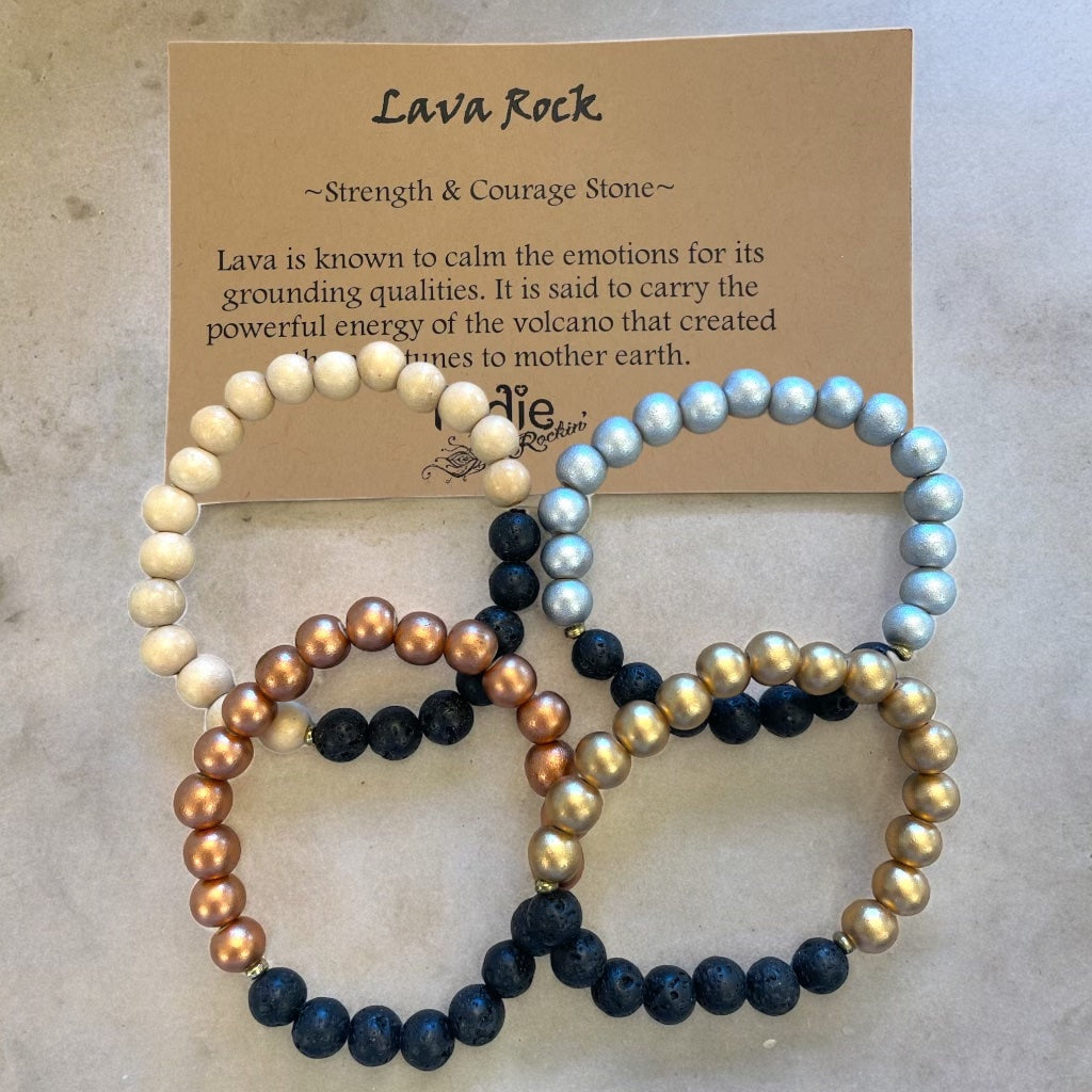 Lava Rock Healing Bracelets