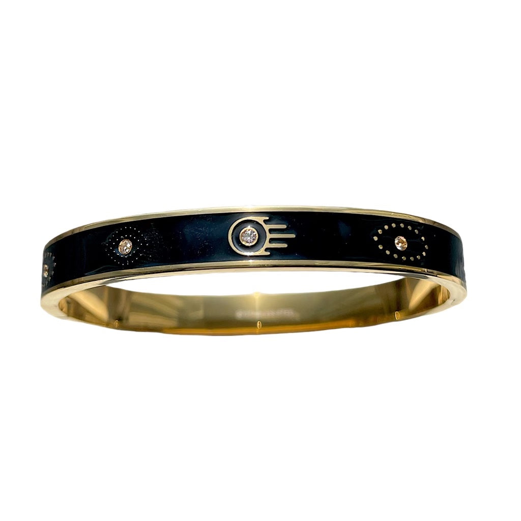 Hamsa & Evil Eye Stainless Steel Bangle