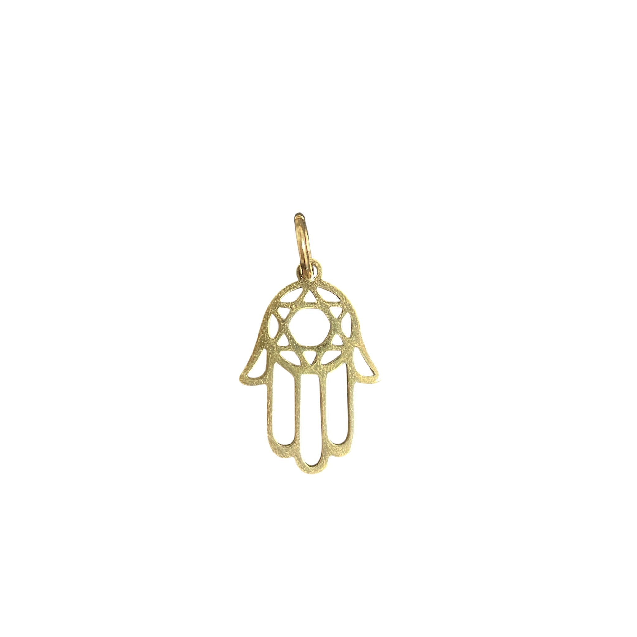 Hamsa Star Of David Charm