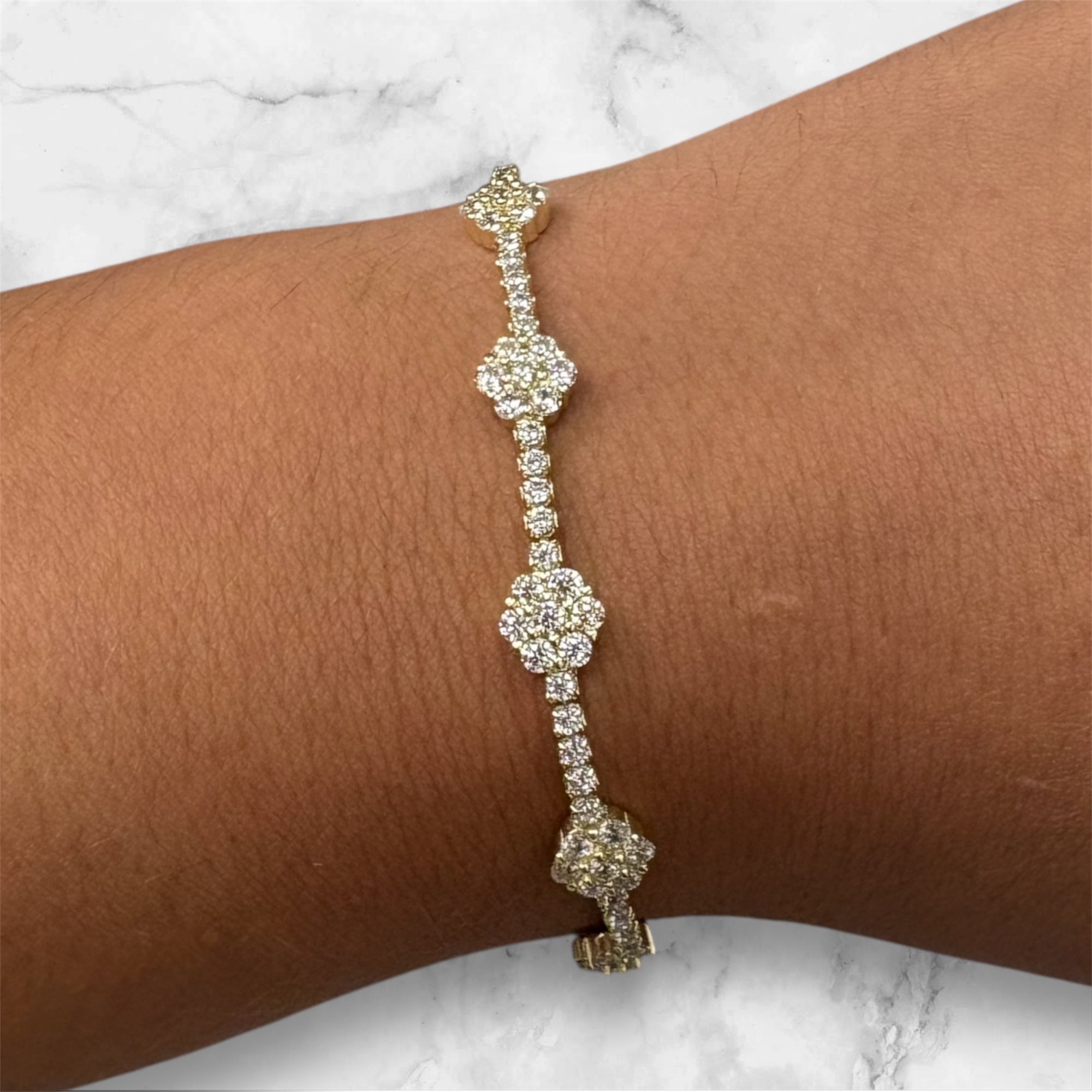 Diamond Circle Tennis Bracelet