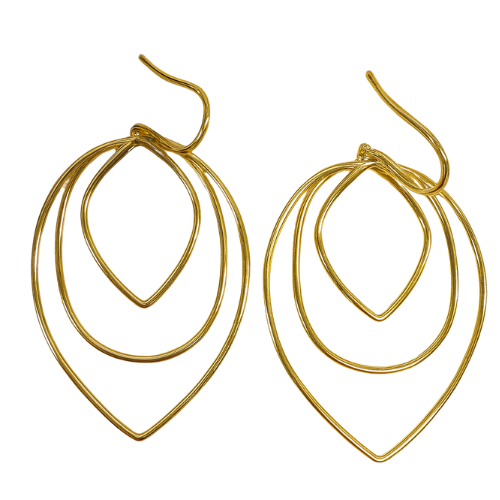 Leafy earrings