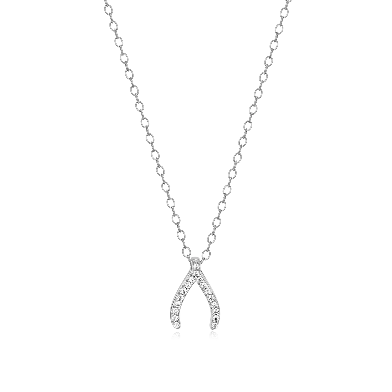 Monte Luna Wishbone Pendant Necklace - BN0039W