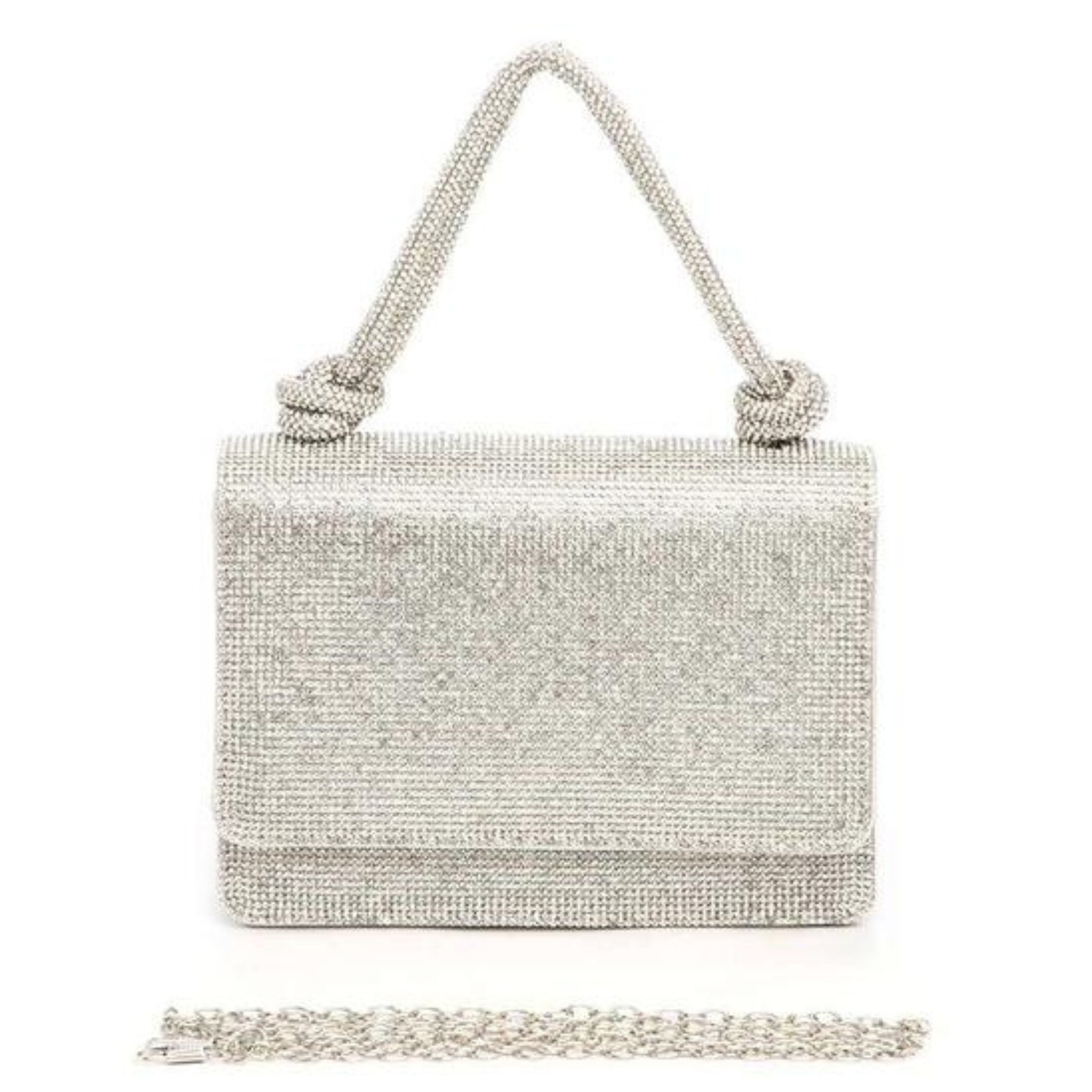 Rhinestone Top Handle Small Party Clutch