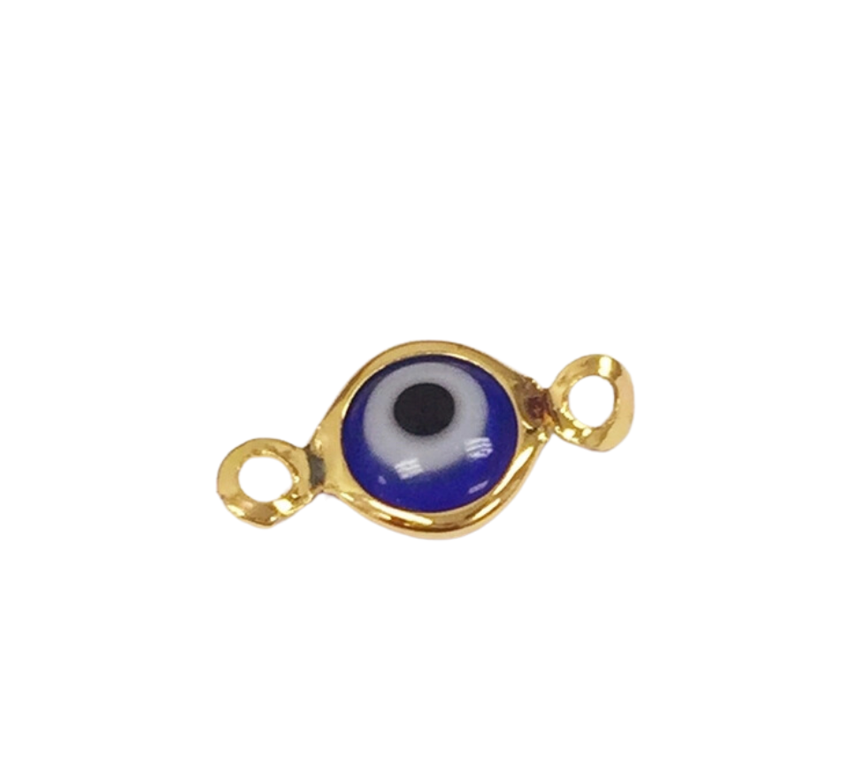 Evil Eye Connector, Gold Filled Evil Eye Jewelry, Lucky Eye