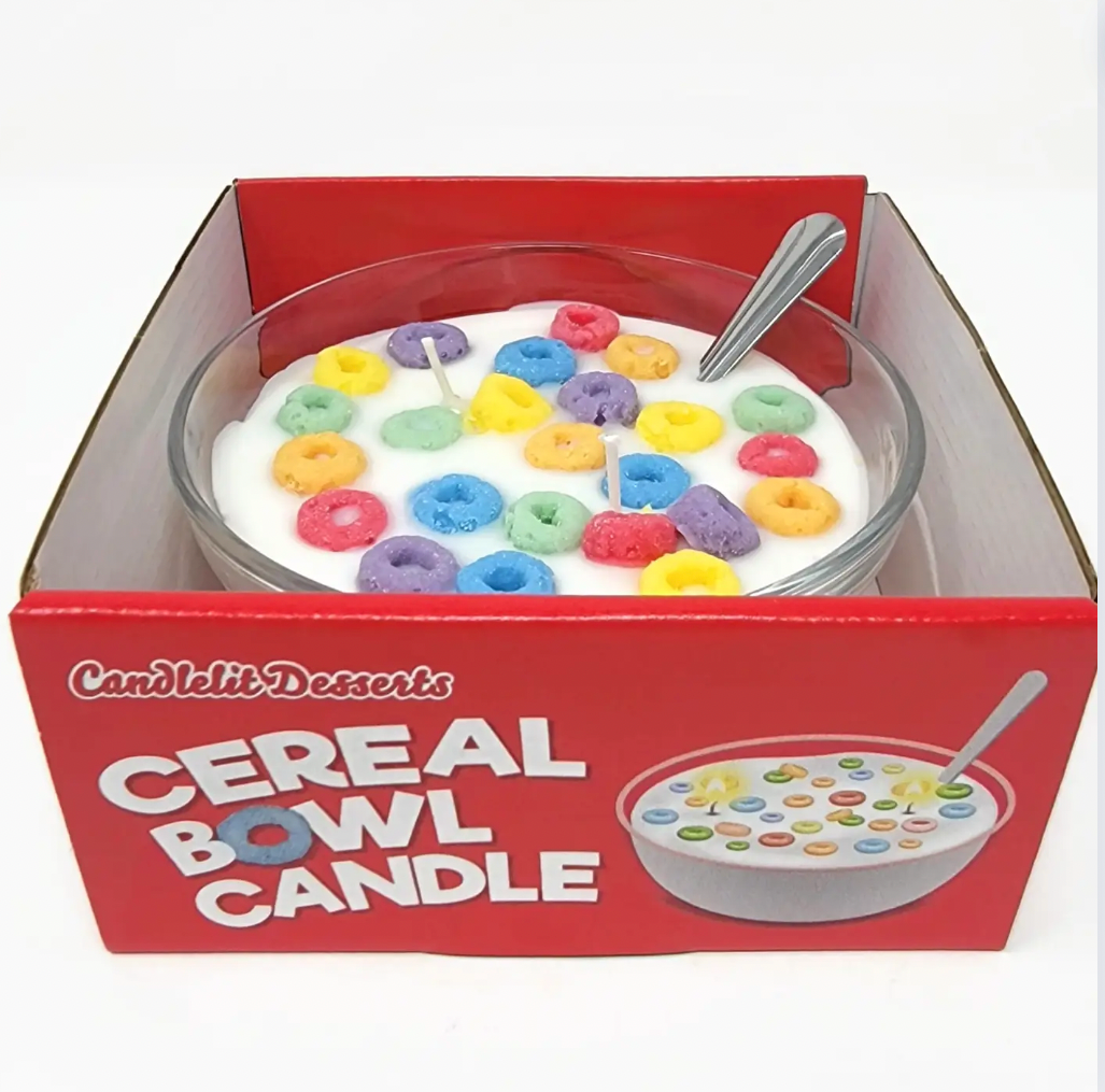 Fruit Loop Scented Cereal Bowl Candle