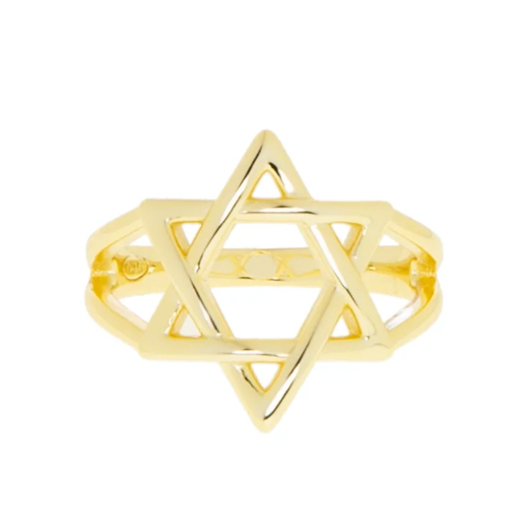 Large Star Of David Ring