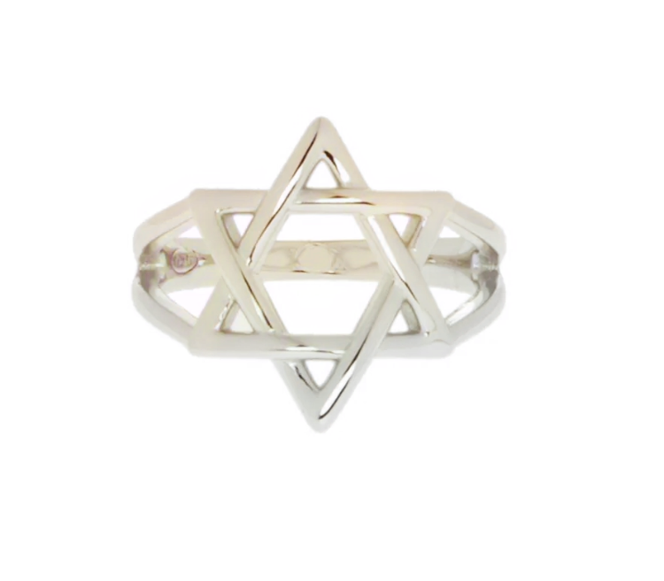 Large Star Of David Ring