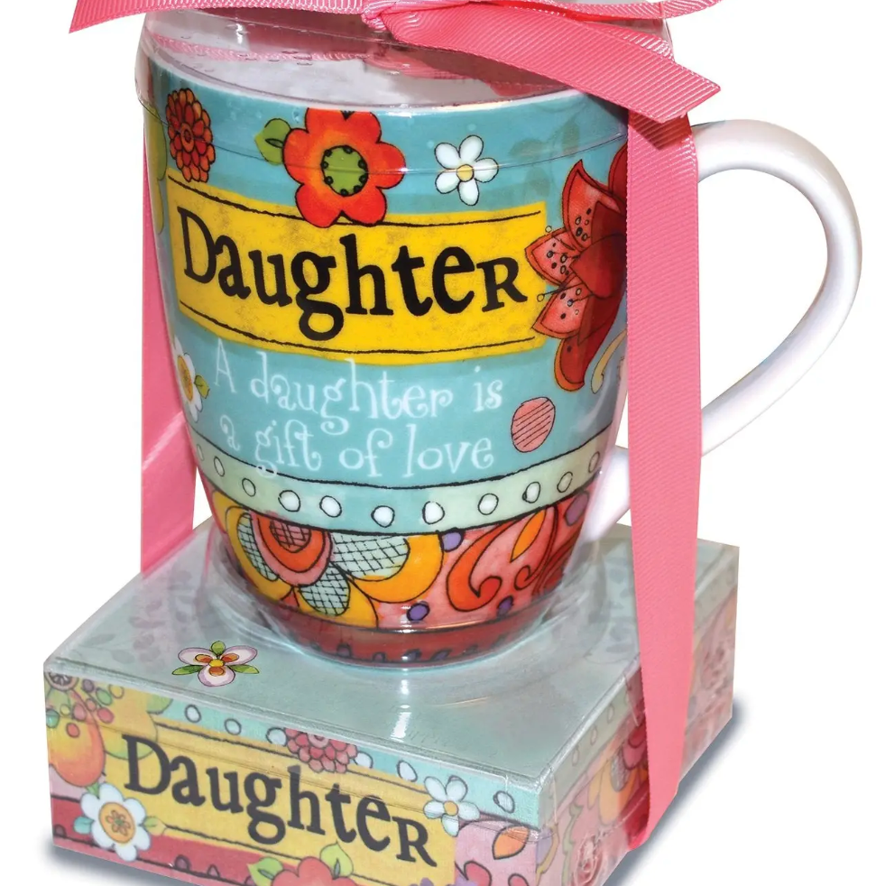 Relationship Mug & Notepad Giftset: Daughter