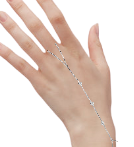 Cz hand chain