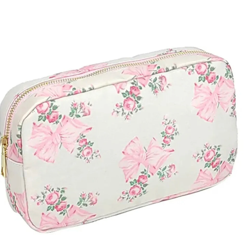 Floral nylon Makeup Pouches