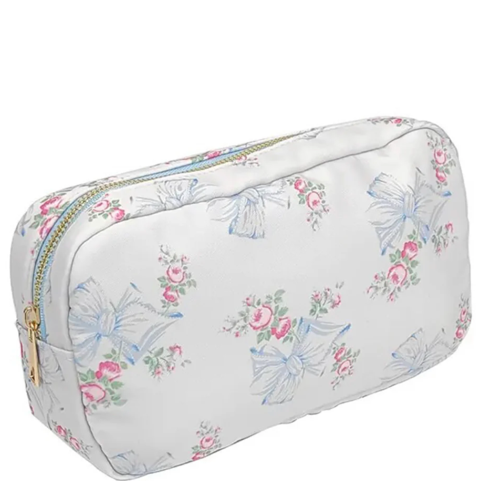 Floral nylon Makeup Pouches