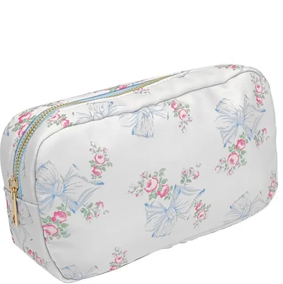 Floral nylon Makeup Pouches