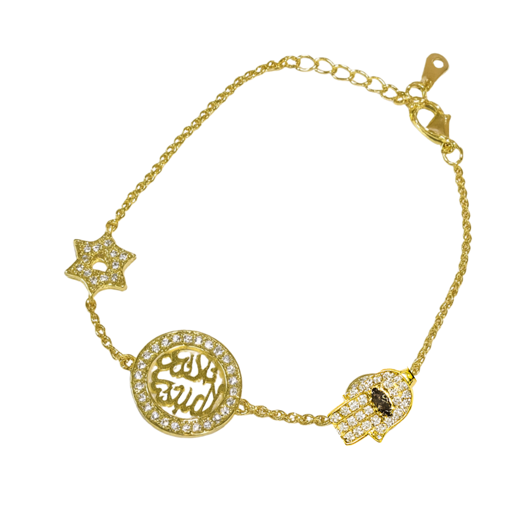 Dainty religious bracelet