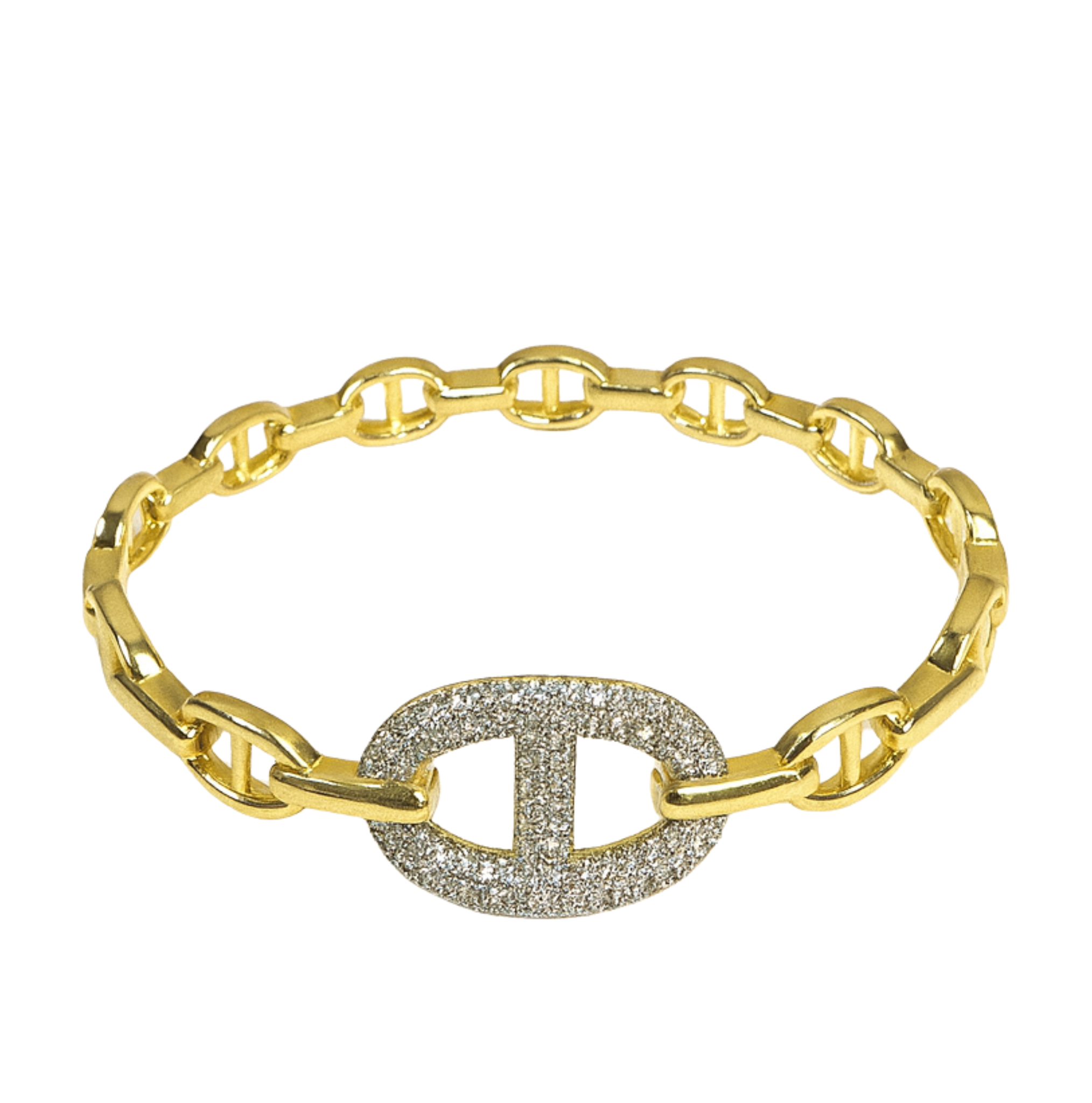 Tied all up bangle bracelet