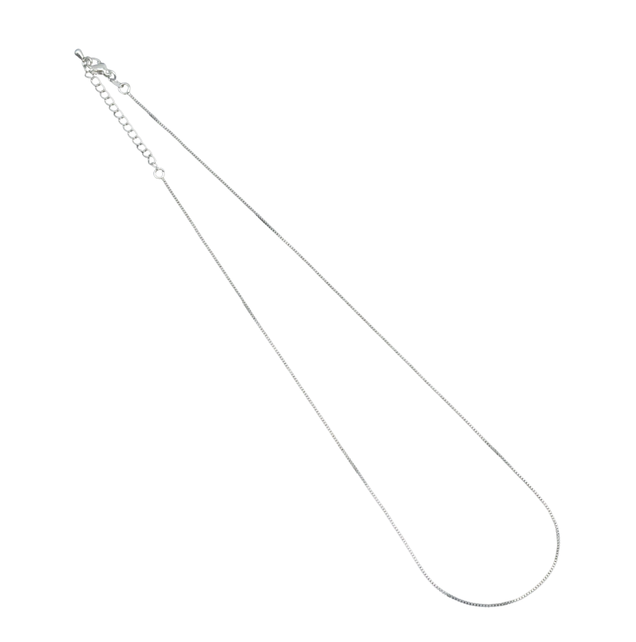 0.8mm/1mm Thin Gold Finished Box Chain Necklace