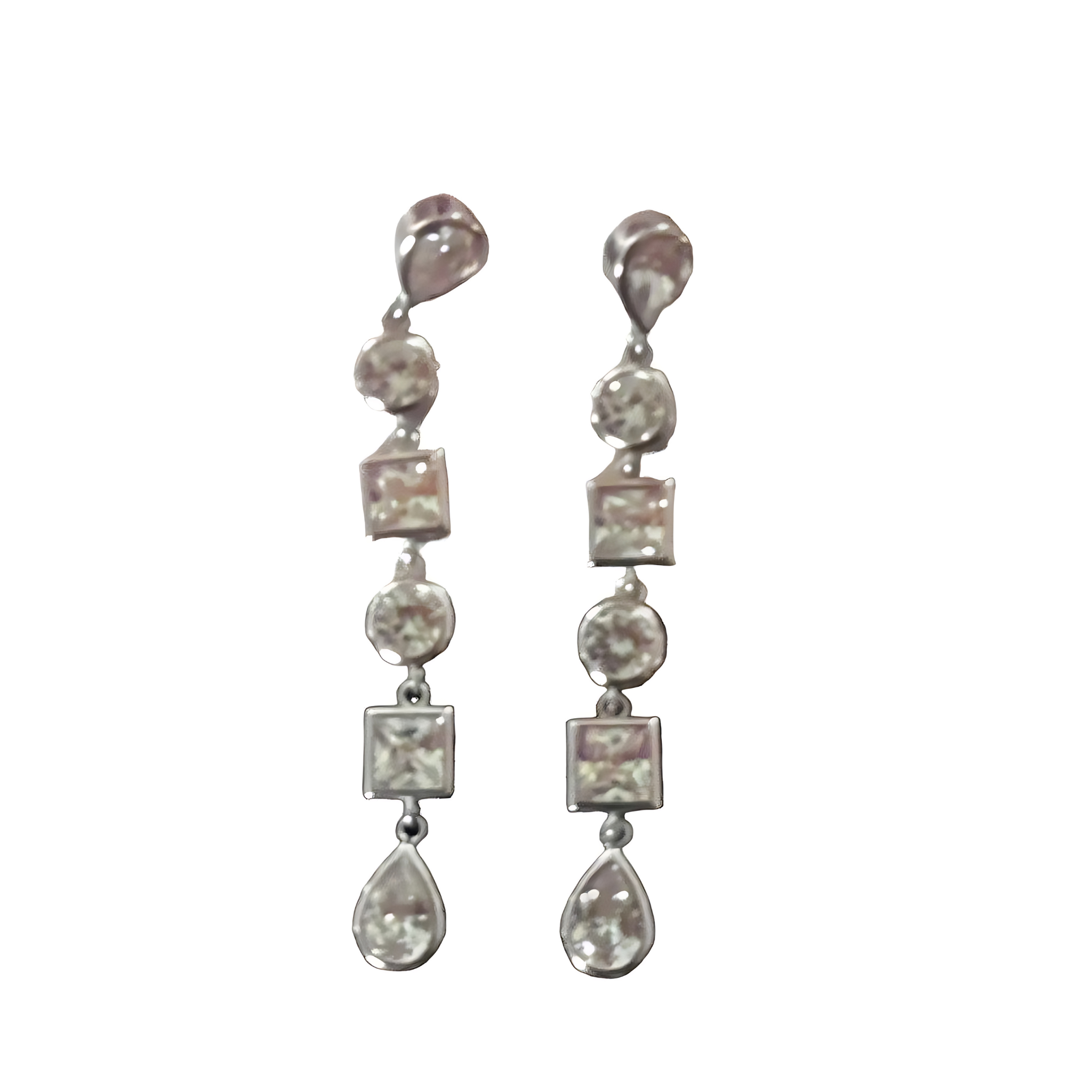 Party girl cz droplet earring