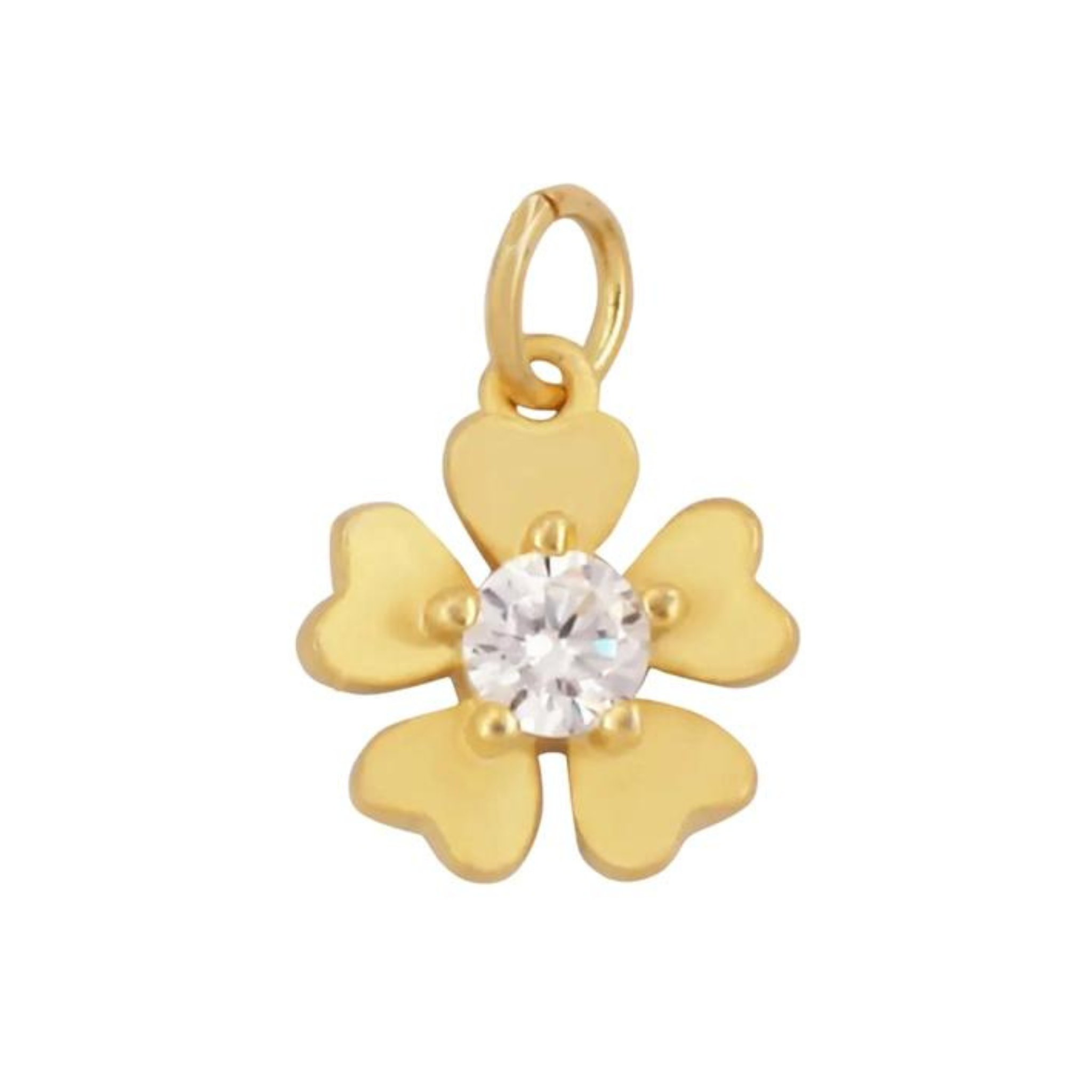 Gold Flower Charm