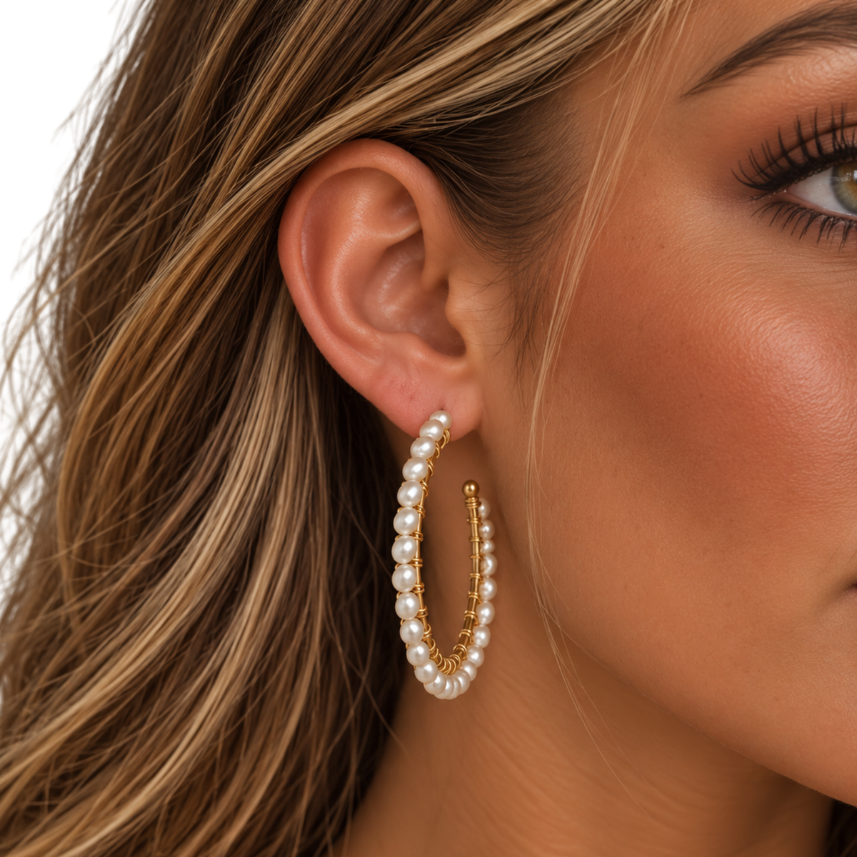 Marilyn Pearl Hoops