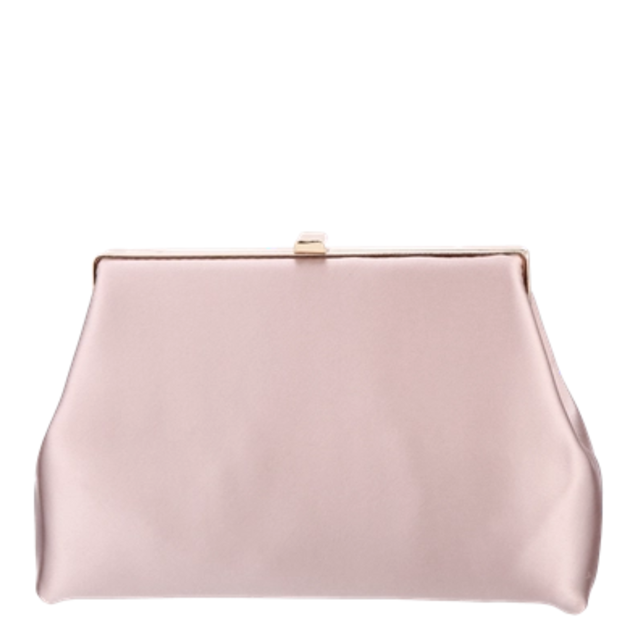 Elegant ladies satin clutch evening handbag with a sleek design, perfect for formal events and evening occasions.