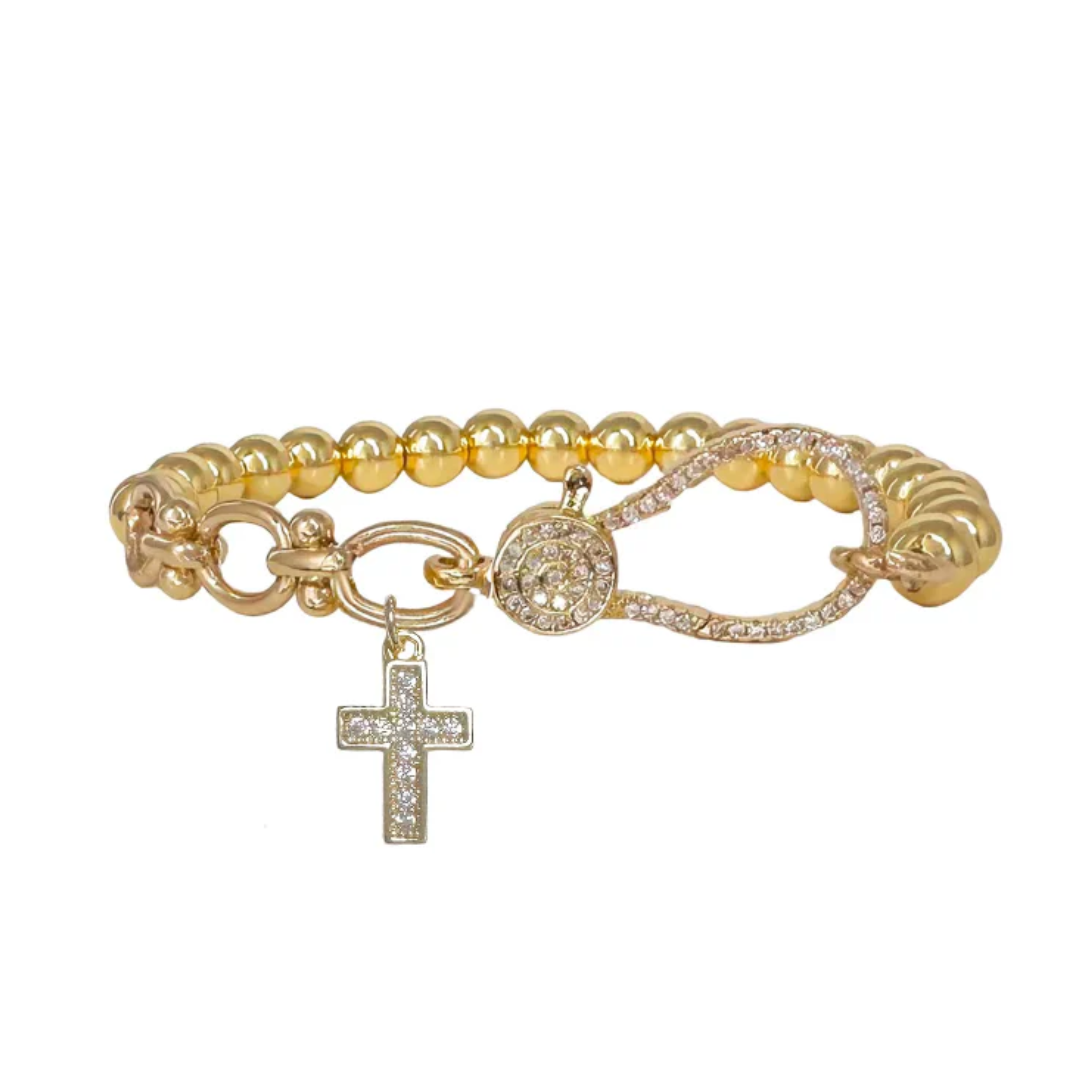 Larisa Cross Stretch Bracelet