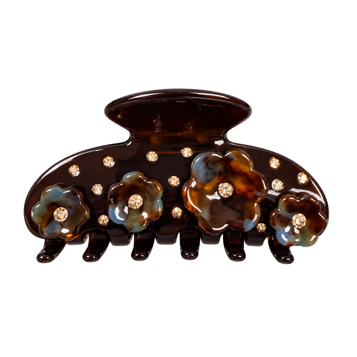 Chocolate Flower Clip