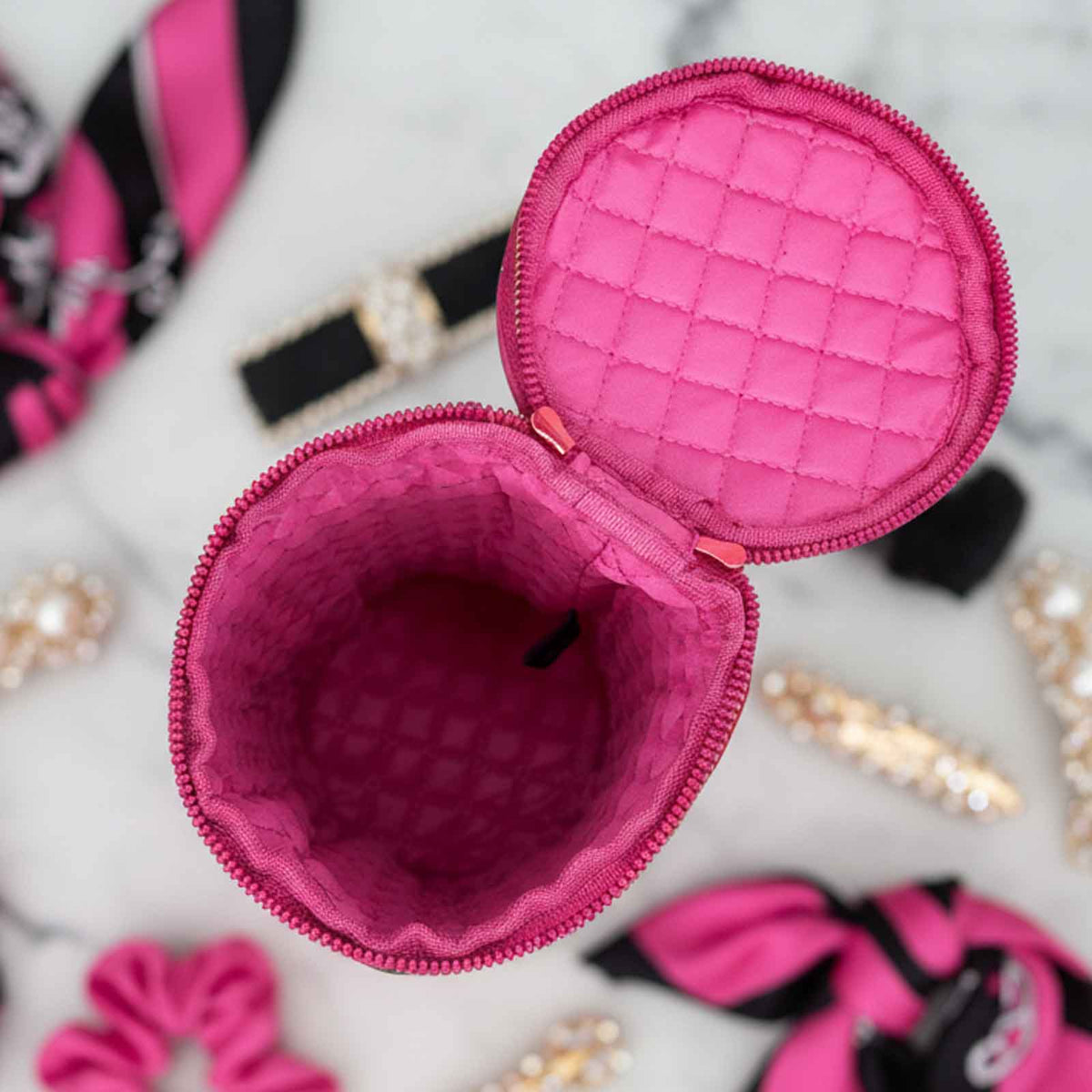 Fierce Leopard Hot Tools Holder pouch by PurseN featuring a leopard print design, compact and stylish for organizing hot tools.