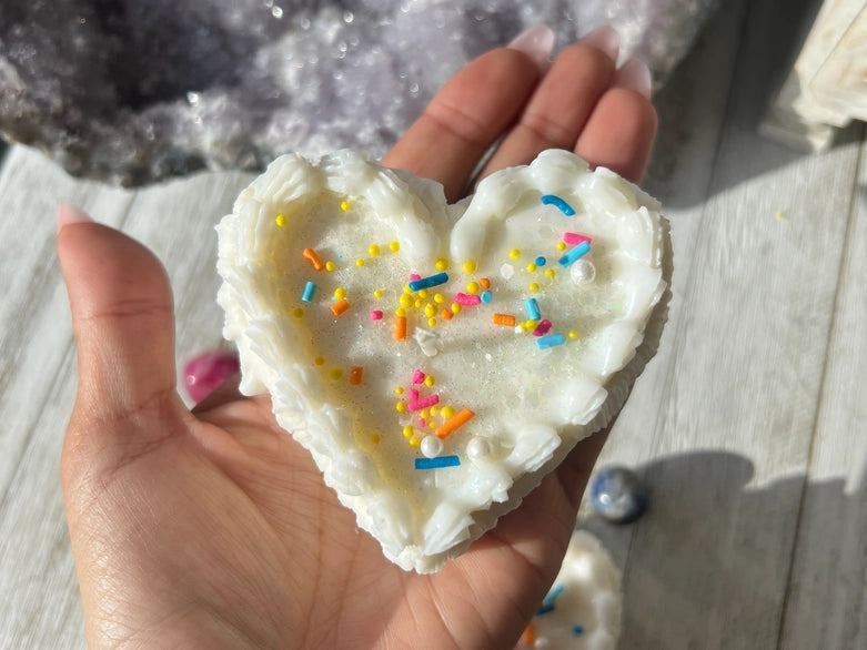 Birthday Cake with Surprise Crystal Inside