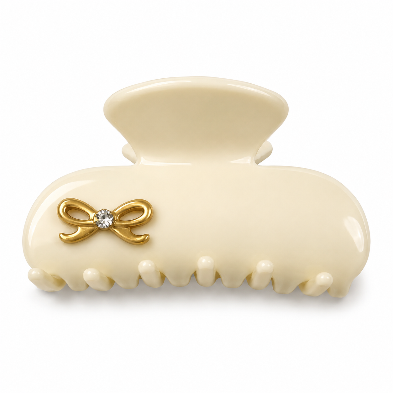 Minimal Bow Claw Hair Clip