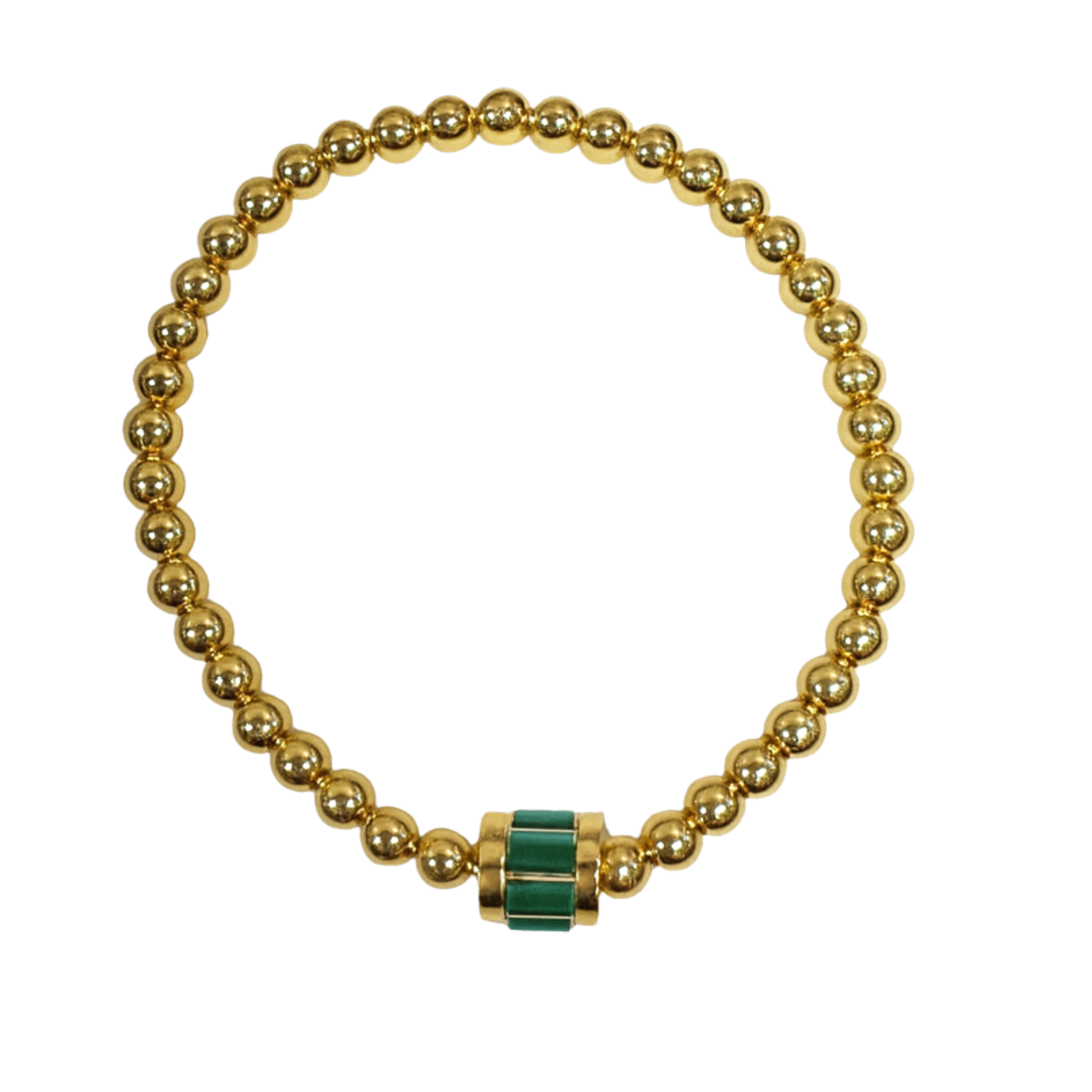 Gold/rosegold with hectagon