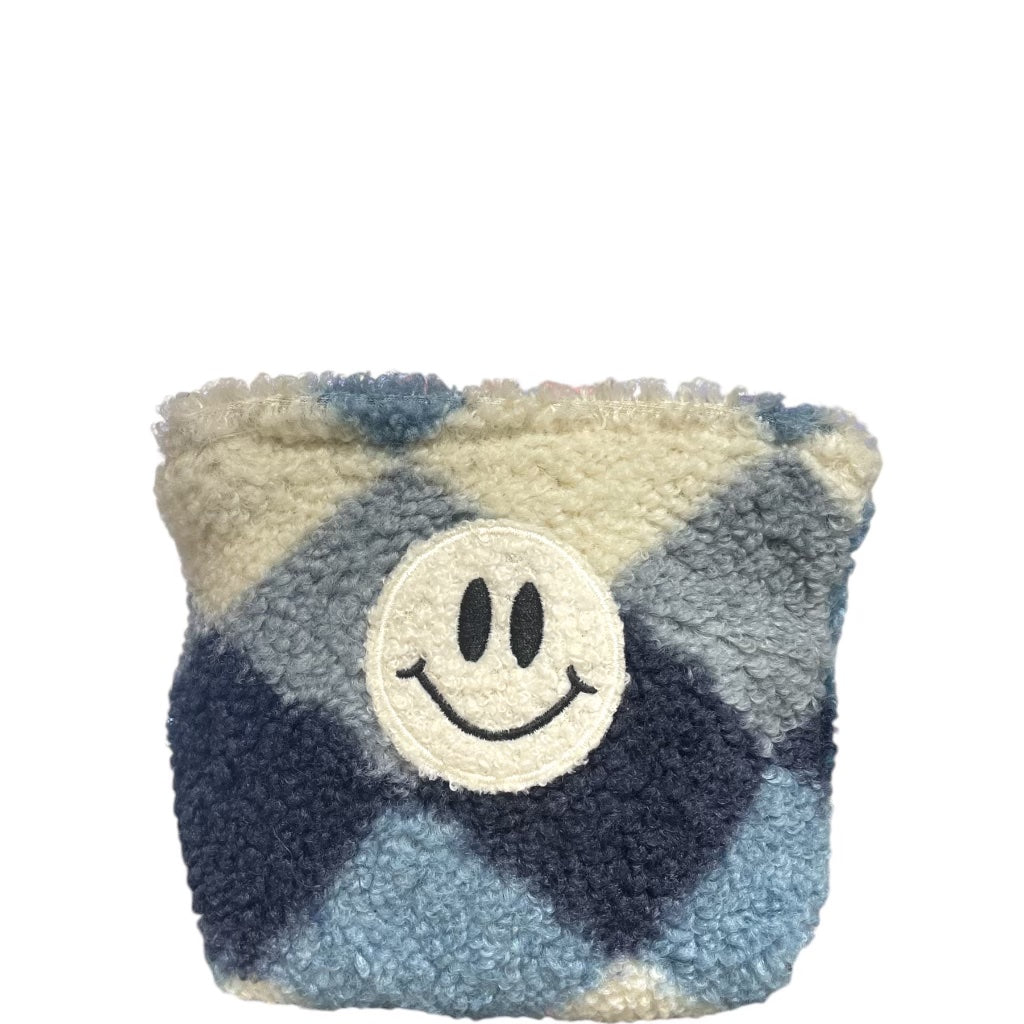 Smiley Preppy Teddy Pouch