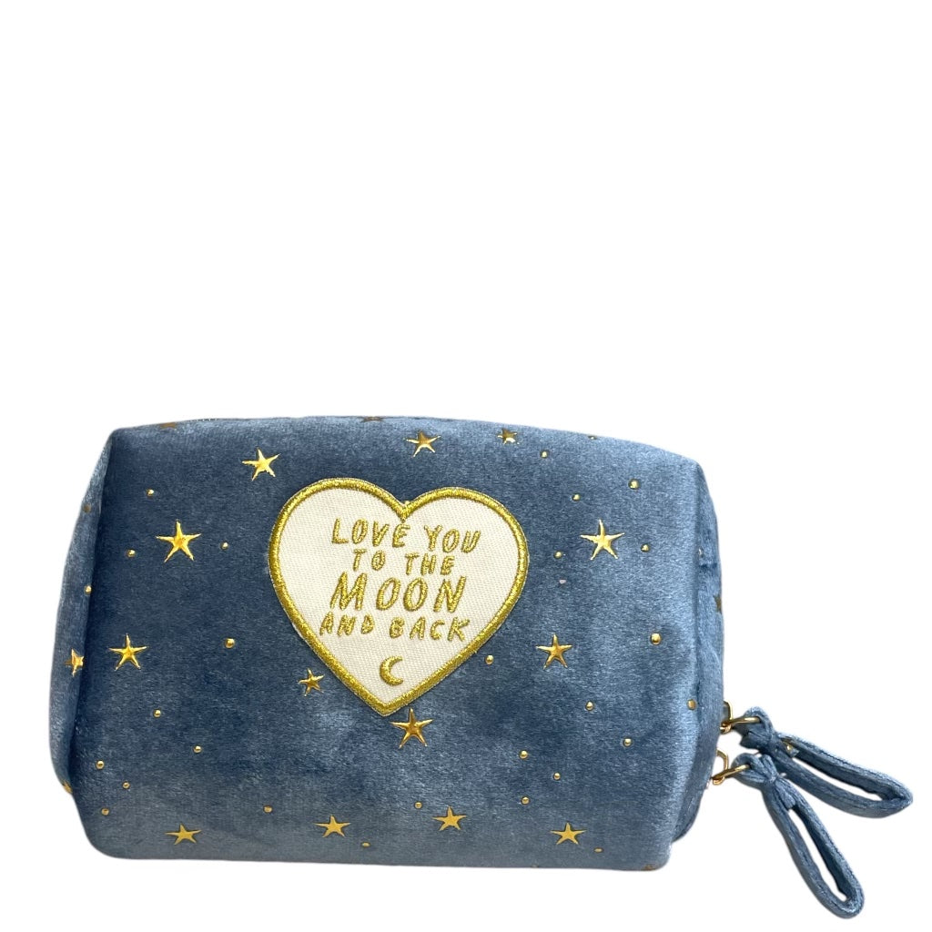 Moon & Back Mini Velvet Cosmetic Pouch