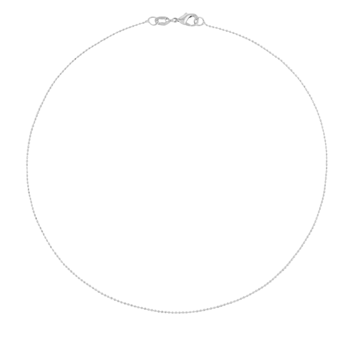 Delicate Sterling Silver Ball Chain Necklace