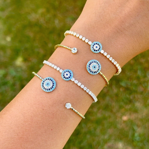 Evil Eye Zircon Bracelet